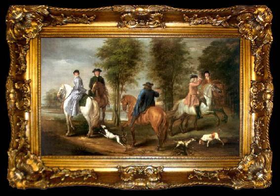 framed  unknow artist Classical hunting fox, Equestrian and Beautiful Horses, 157., ta009-2